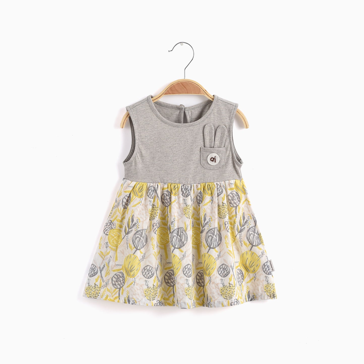 Sleeveless Round Neck Dress