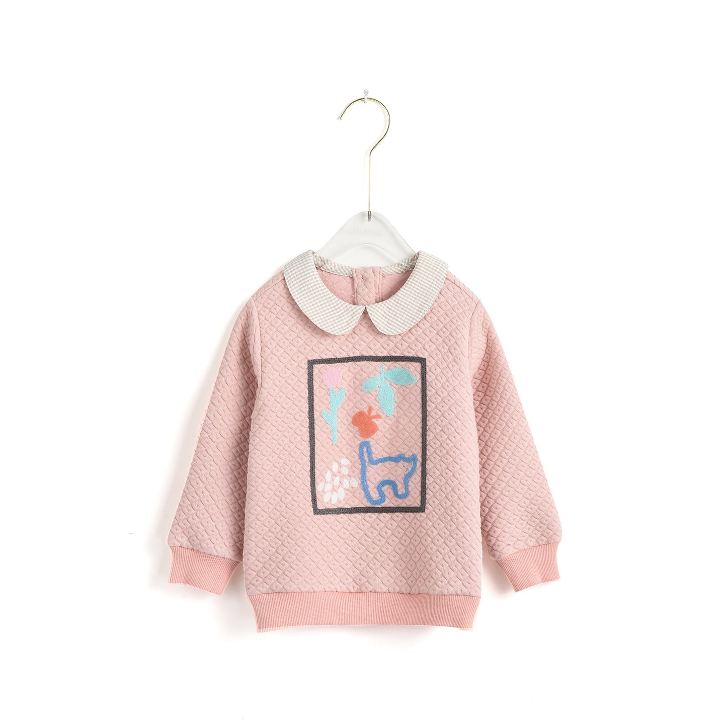 Applique Embroidery Sweatshirt
