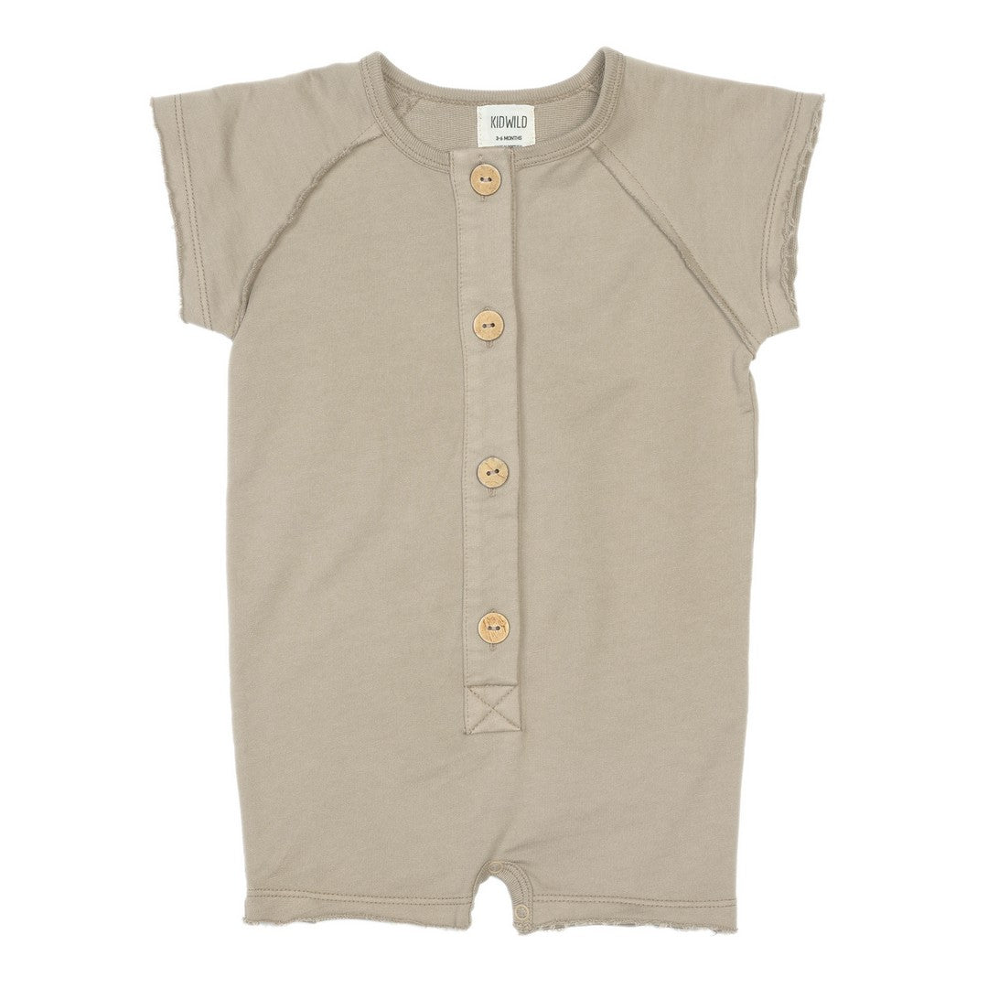 Organic Romper - Pebble