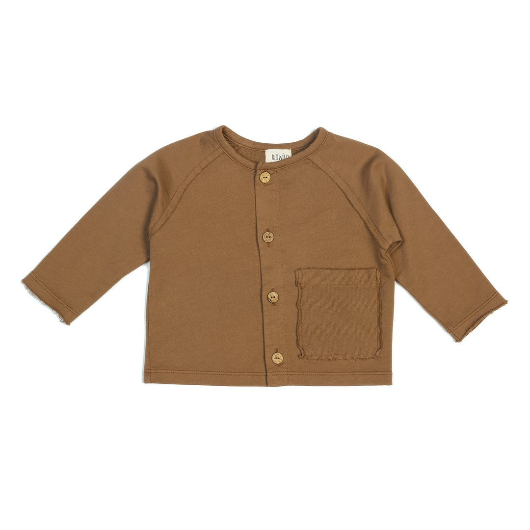 Organic Cardigan - Pecan