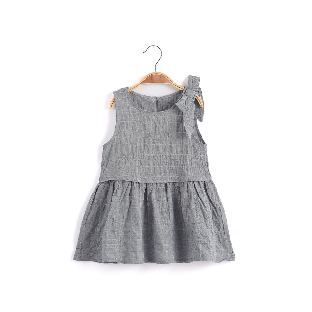 Sleeveless Round Neck Dress