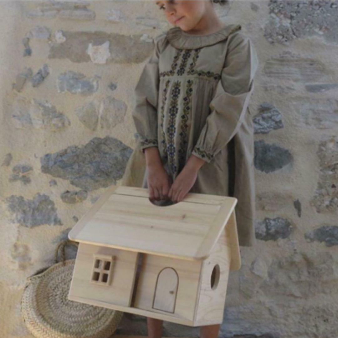 Wooden Doll House Toy