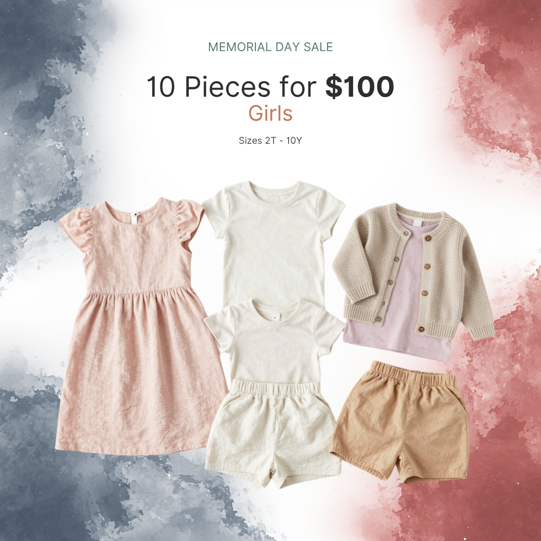 Girls 10 Pieces for $100
