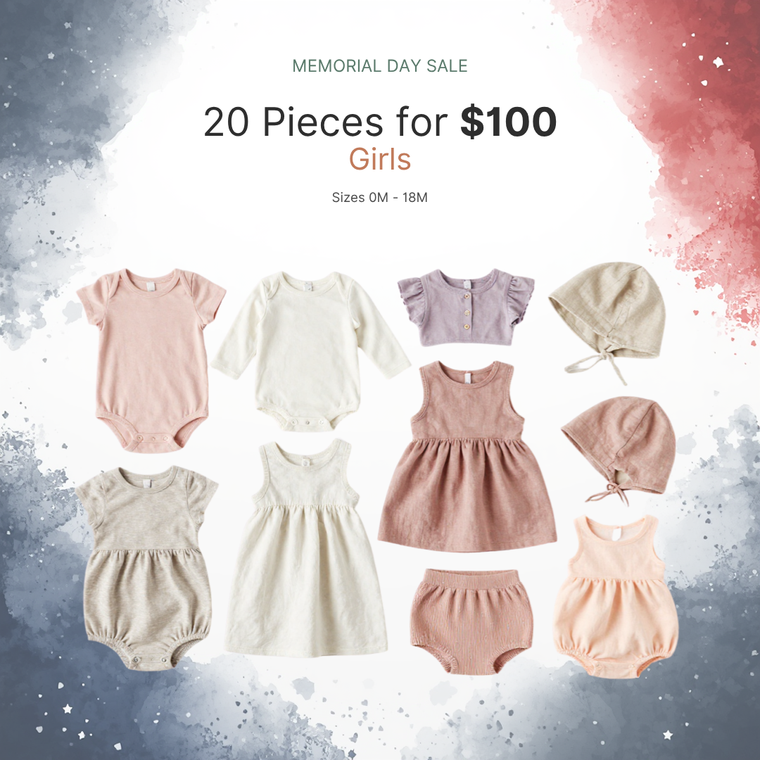Girls 20 Pieces for $100
