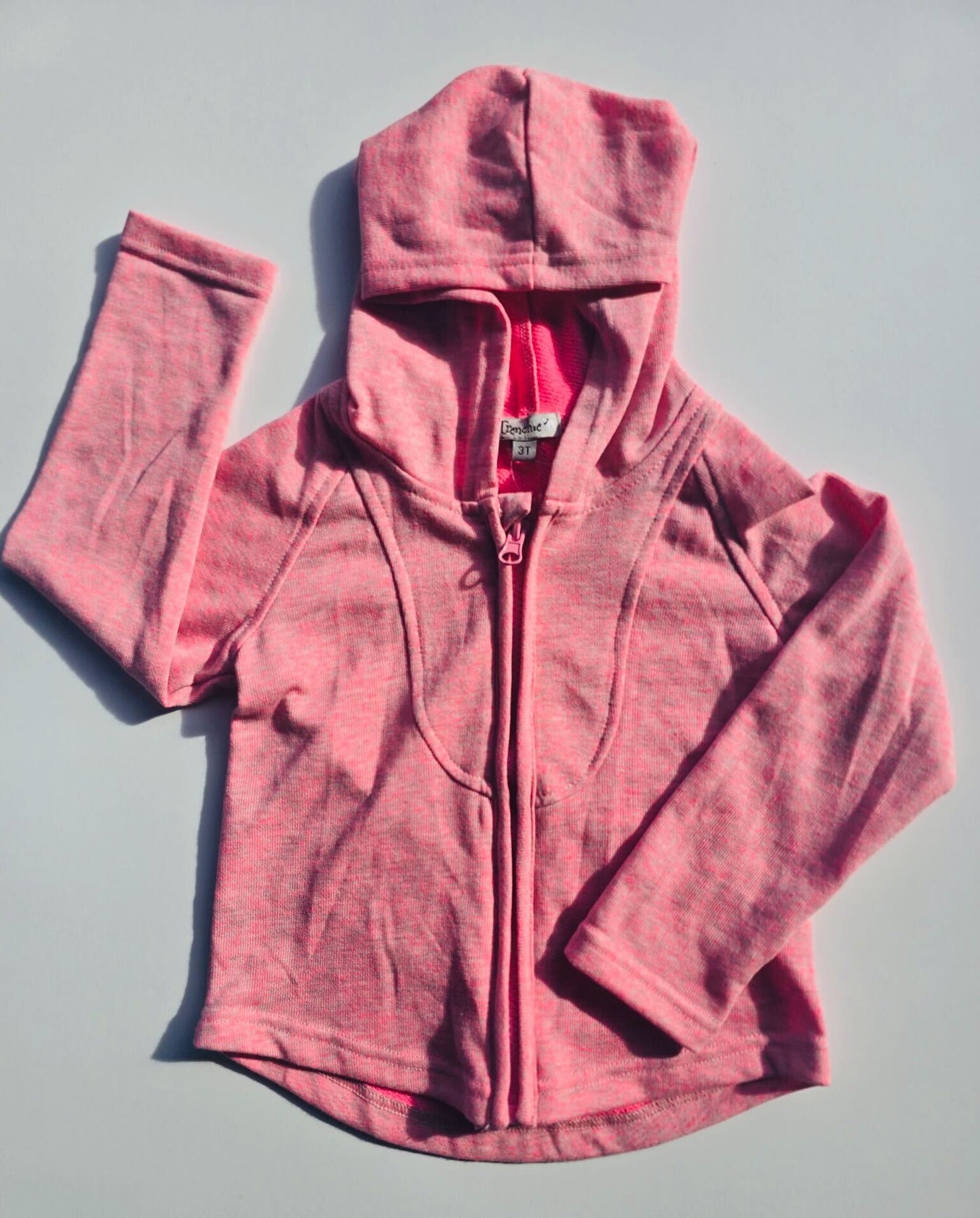 VIBRANT VICKI PINK ZIP HOODIE
