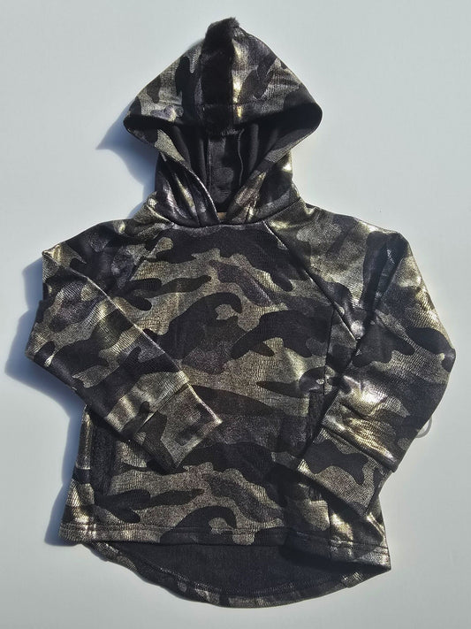 SNAKE PRINT SWEATSHIRT BLACK/GOLD/GREEN
