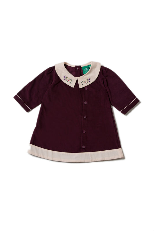 Plum Button Down Dress