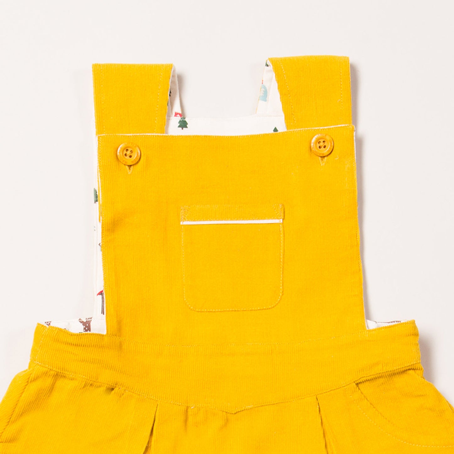 Woodland Adventure Gold Pinafore Dress