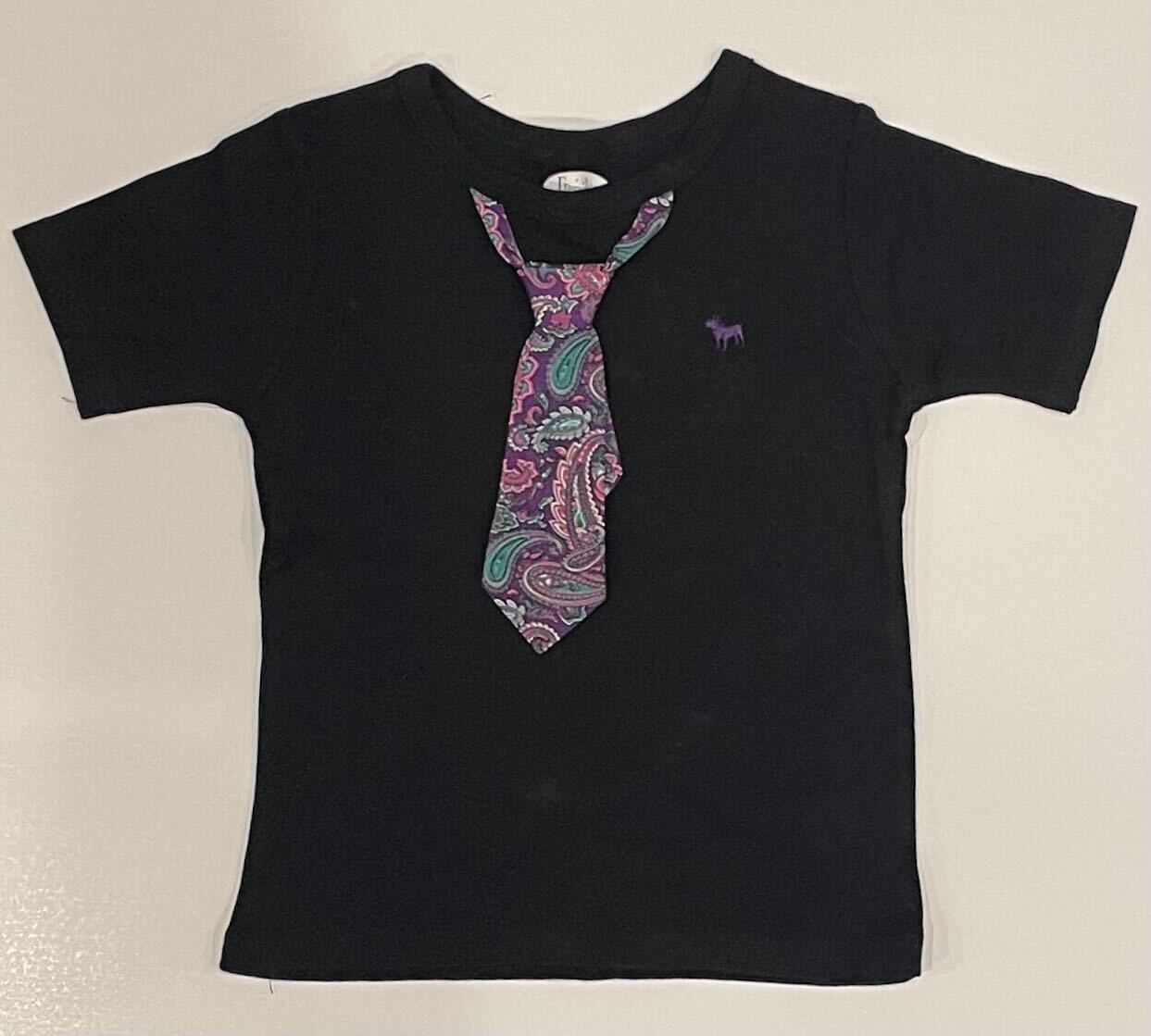 VIBRANT TIE TEE BLACK