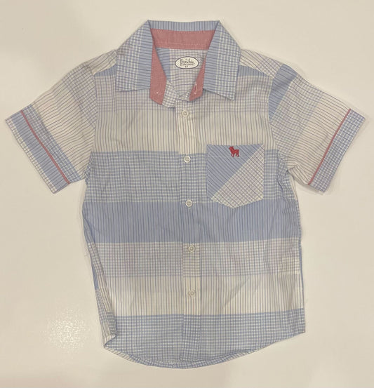 BLUE GRID BUTTON DOWN