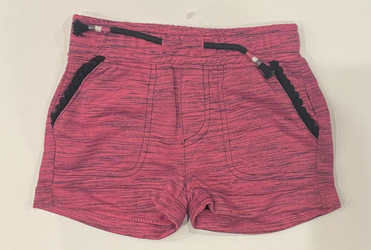 PURPLE BLACK TRIM SHORTS