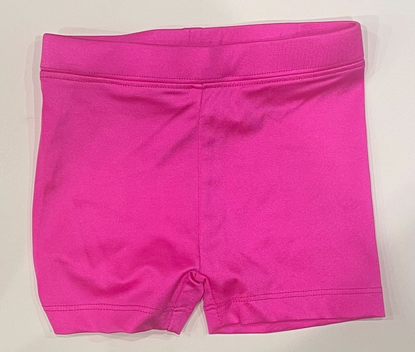 PINK SPANDEX SHORTS