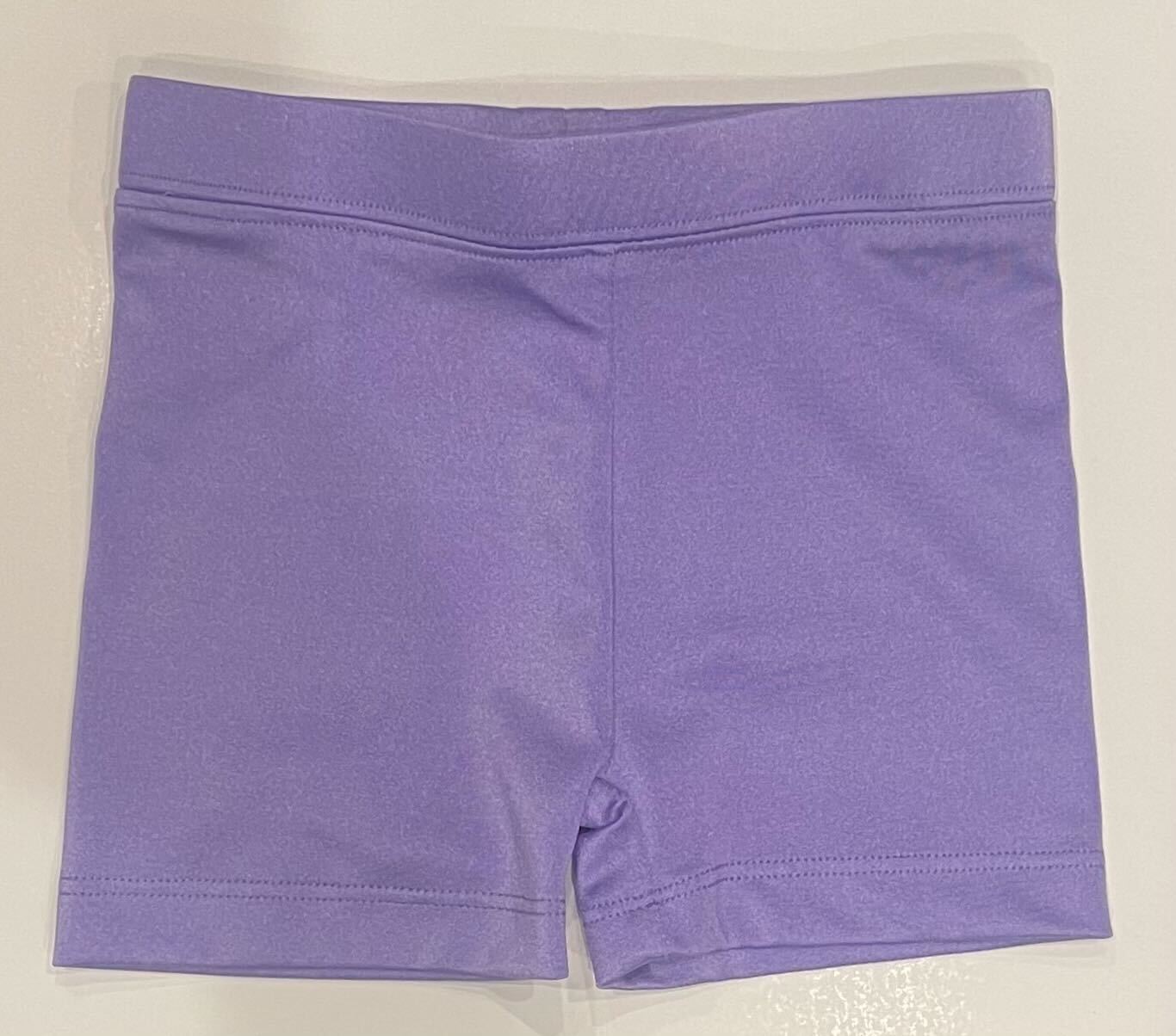 PURPLE SPANDEX SHORTS
