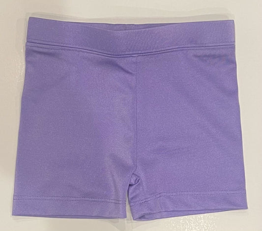 PURPLE SPANDEX SHORTS