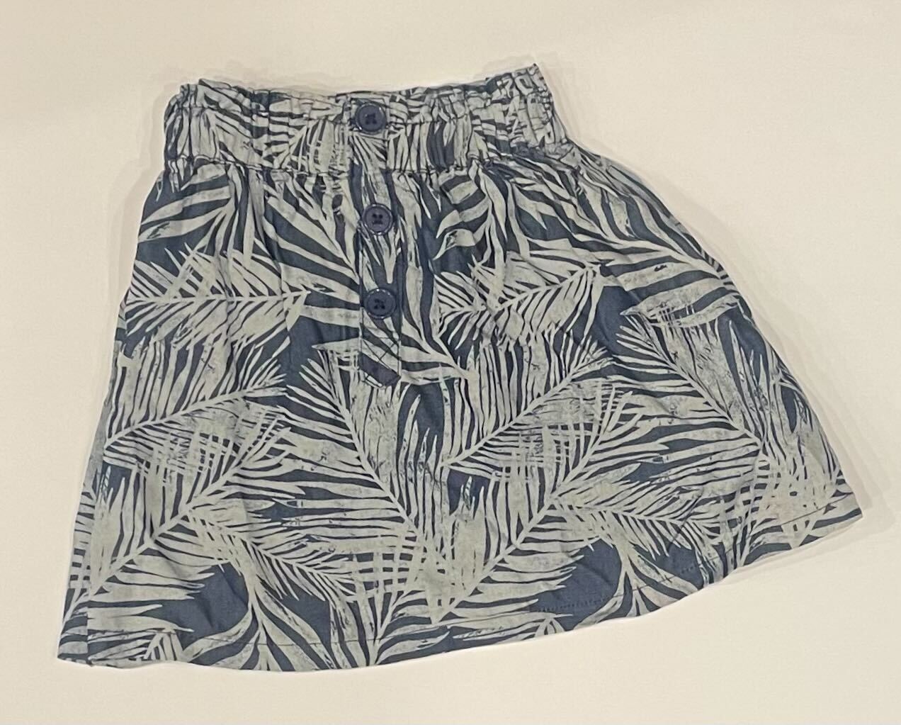 NAVY FERN SKIRT