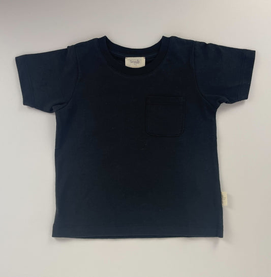 Dopple Organics Short Sleeve Tee | Black