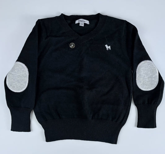 BLACK COLLIN SWEATER