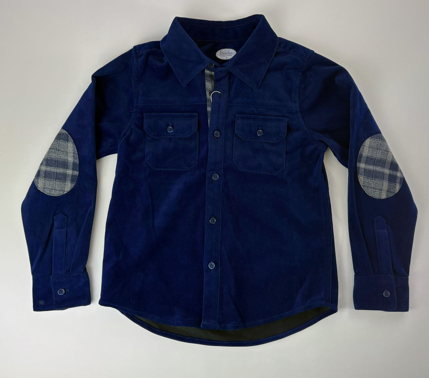 WARM BLUE BUTTON DOWN