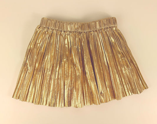 METALLIC GOLD SHINE SKIRT