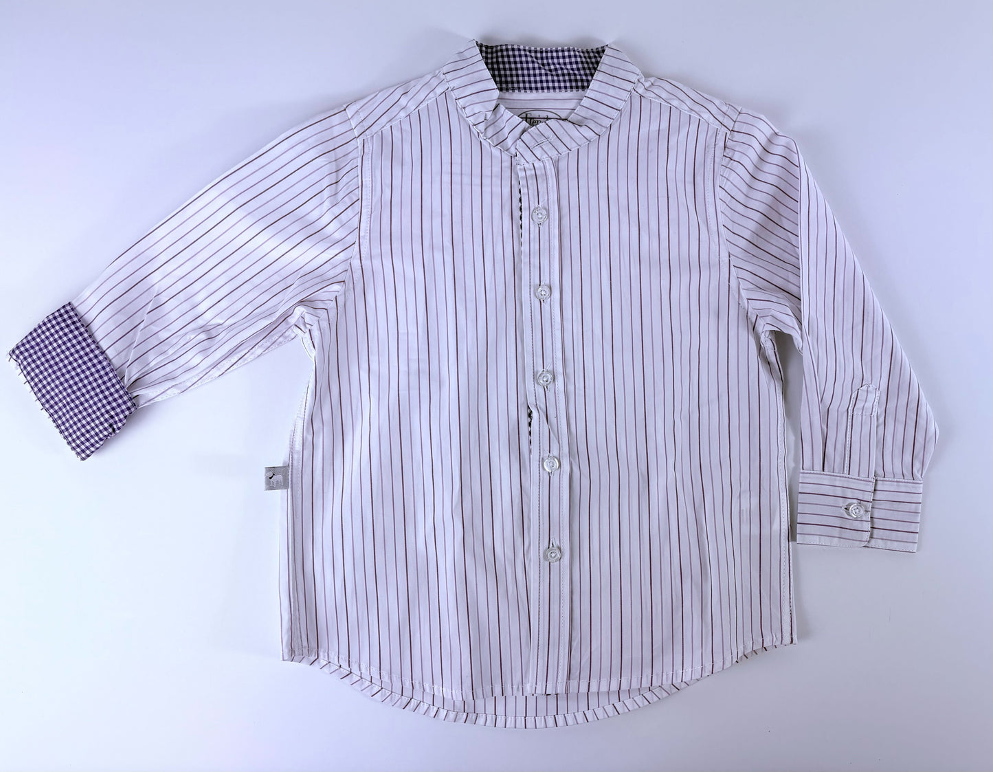 PURPLE STRIPE TODD BUTTON DOWN