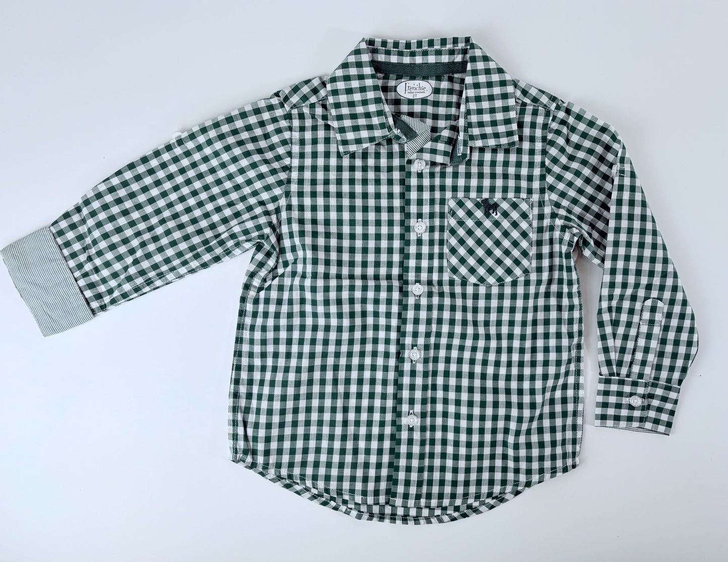GREEN CHECK BUTTON DOWN