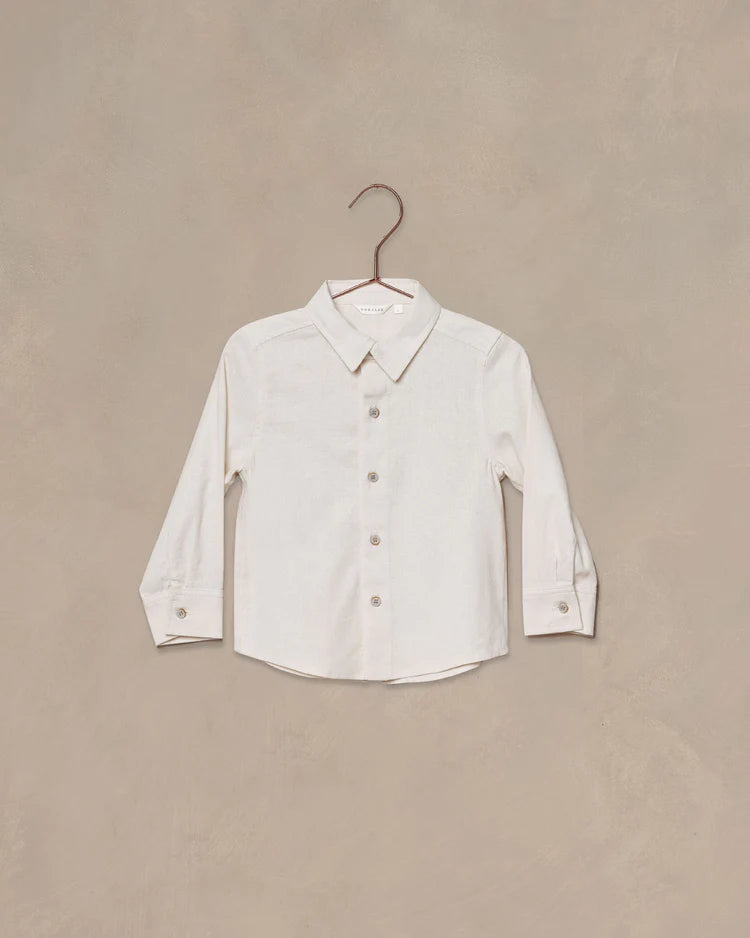 harrison button down || white