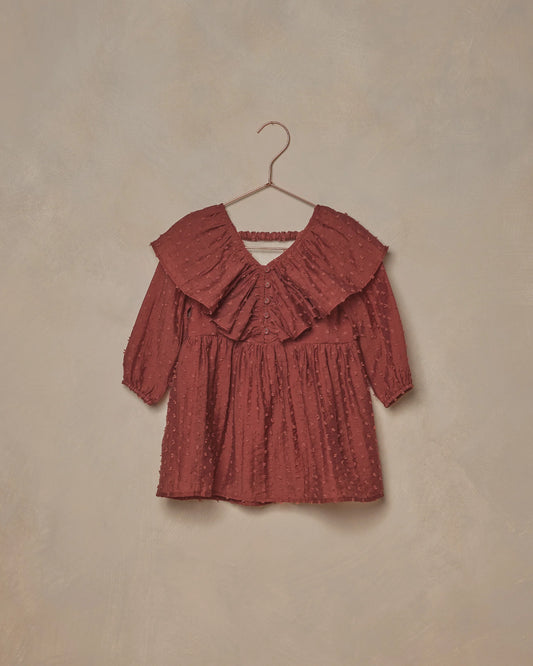 claudette dress || berry