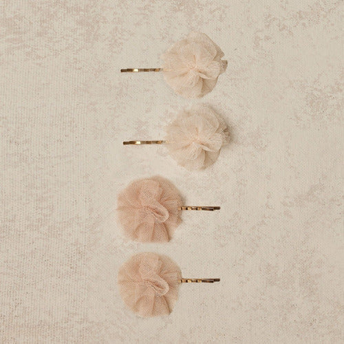 pom pom pins | dusty rose, antique