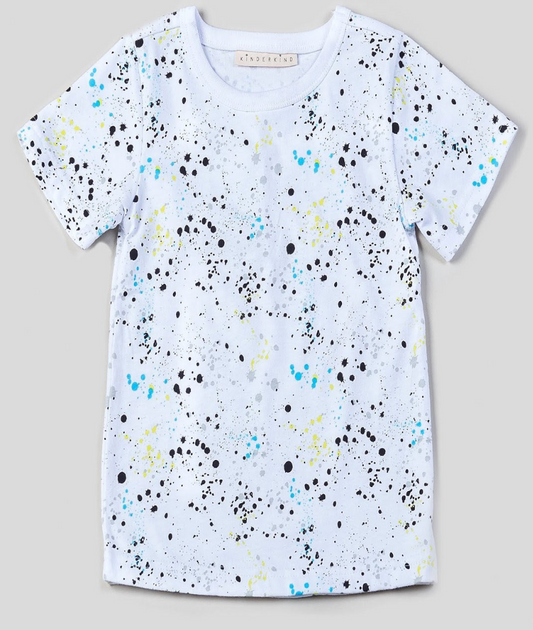 Boy's Splatter Print Tee