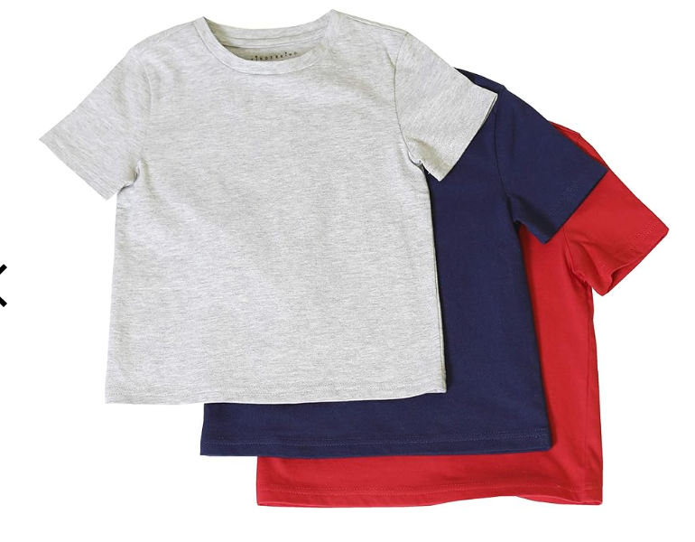 Boys 3 Pack Short Sleeve Tees