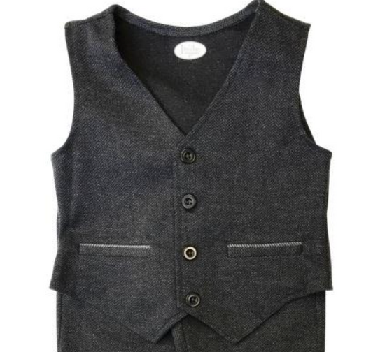 soft suit vest Dark Grey