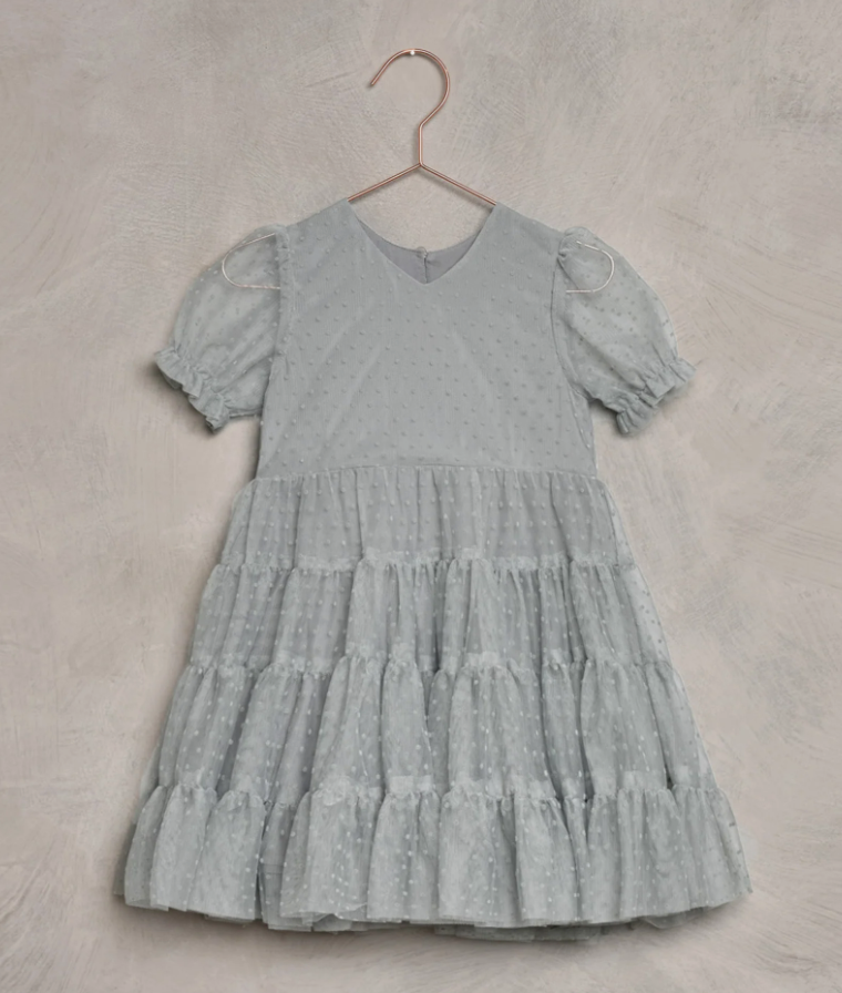 DOTTIE DRESS | DUSTY BLUE