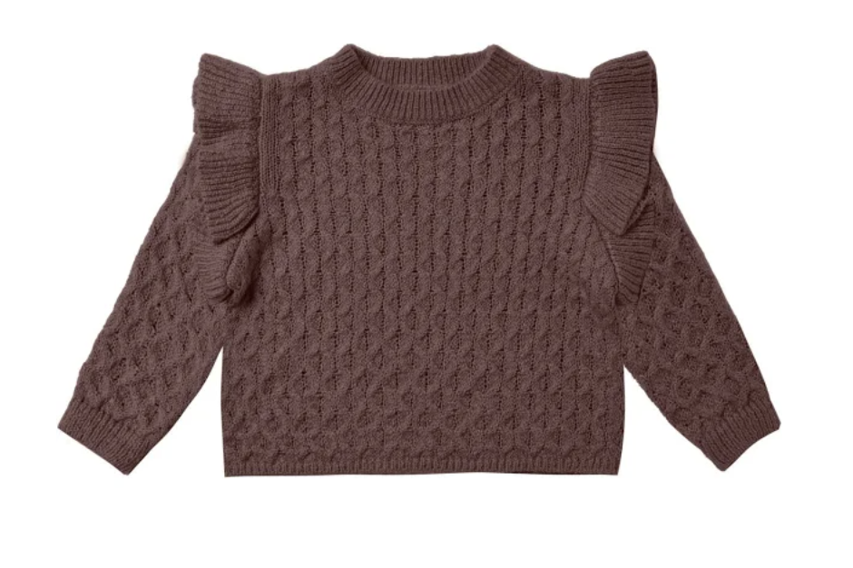 LA REINA SWEATER || PLUM