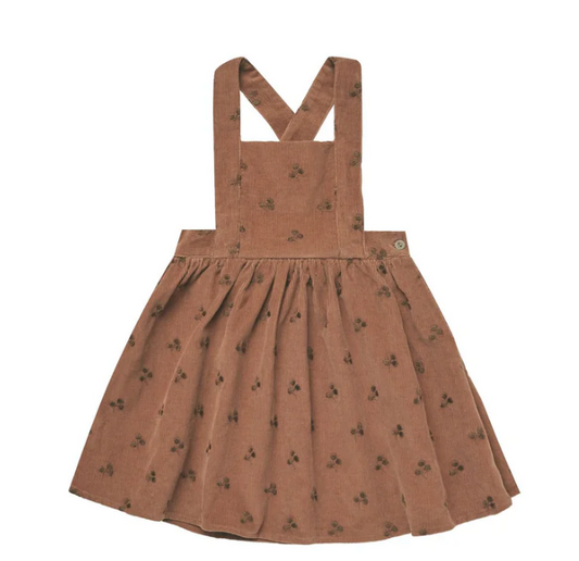 CORDUROY PINAFORE DRESS || SPICE