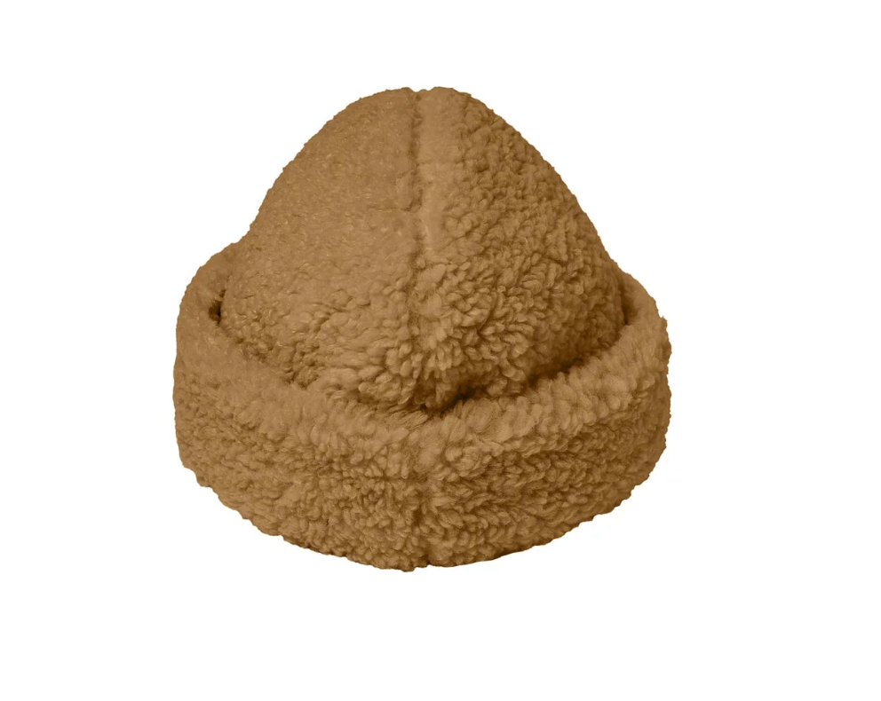 SHEARLING BEANIE | BRASS