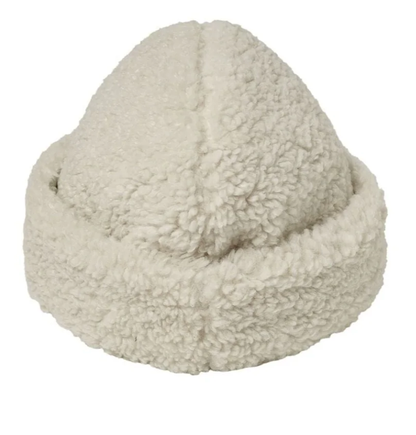 SHEARLING BEANIE | NATURAL