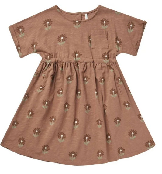 KAT T-SHIRT DRESS || SUNFLOWER