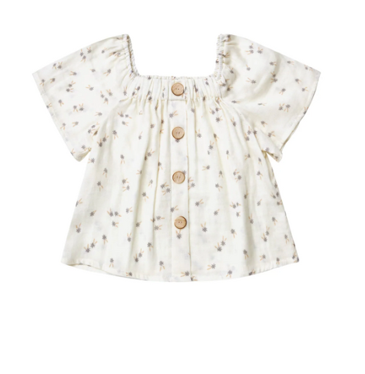 LEAH TOP || BLUE DAISY