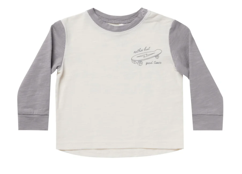 LONG SLEEVE SKATER TEE || BORN TO SKATE