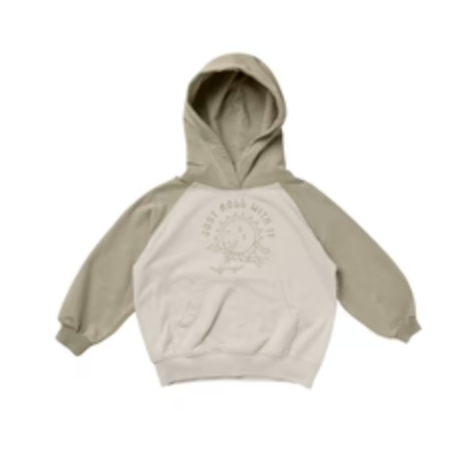 RAGLAN HOODIE || JUST ROLL WITH IT