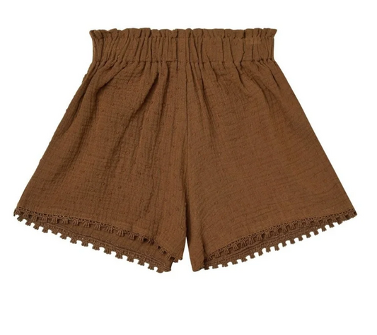 REMI SHORTS || CHOCOLATE