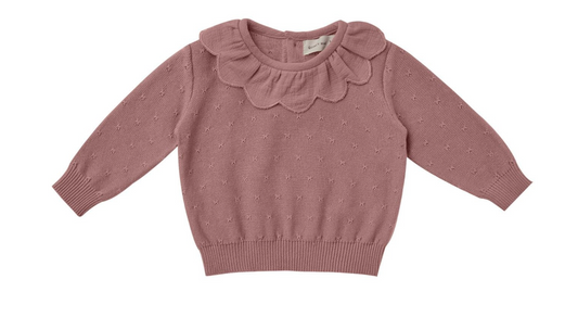 PETAL KNIT SWEATER || FIG