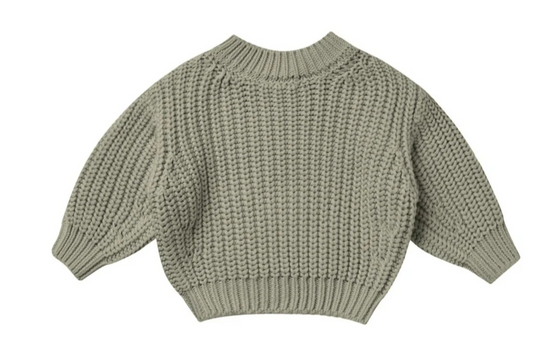 CHUNKY KNIT SWEATER || BASIL