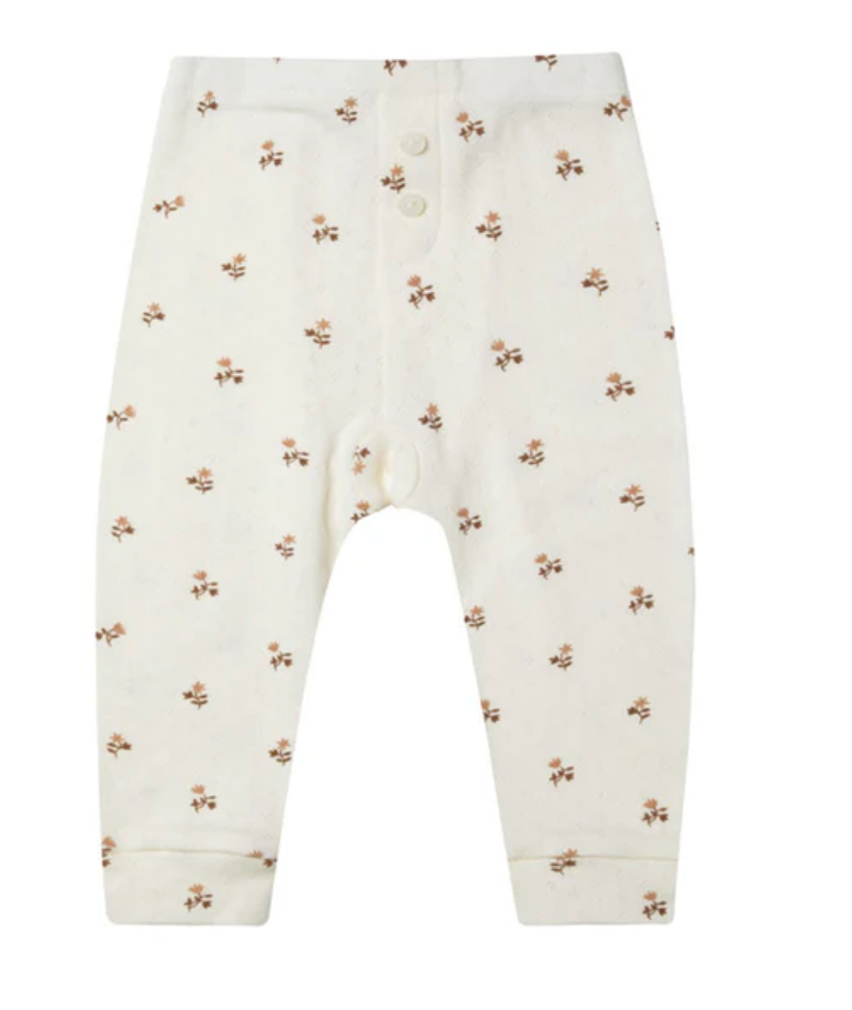 POINTELLE LEGGING || ROSE FLEUR