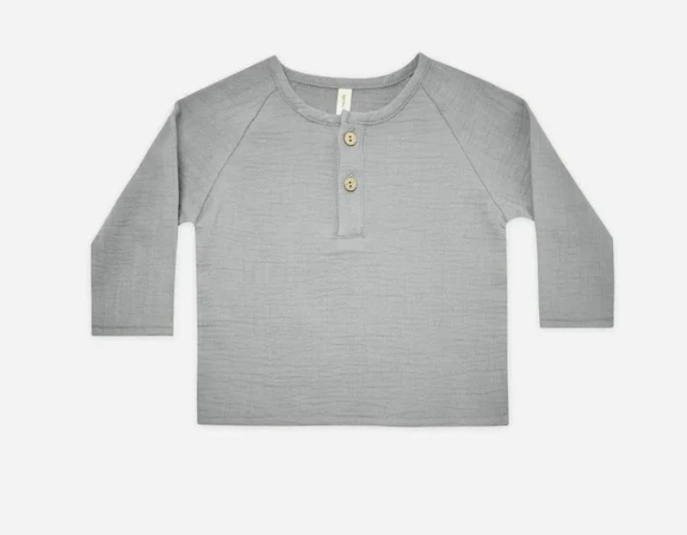 ZION SHIRT || DUSTY BLUE