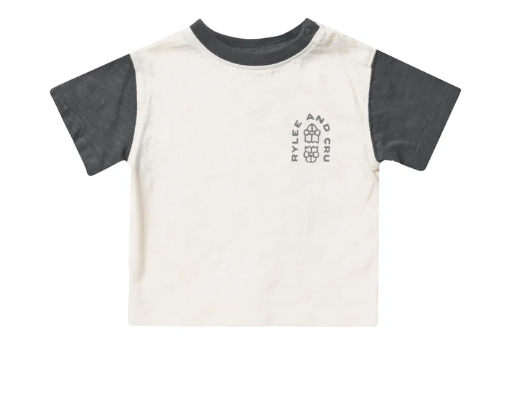 CONTRAST SHORT SLEEVE TEE || CHILL OUT