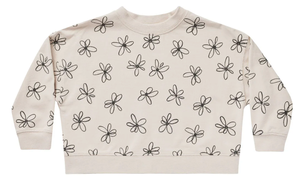 BOXY PULLOVER || SKETCHY FLEUR