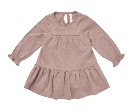 TIERED JERSEY DRESS || DOTTY