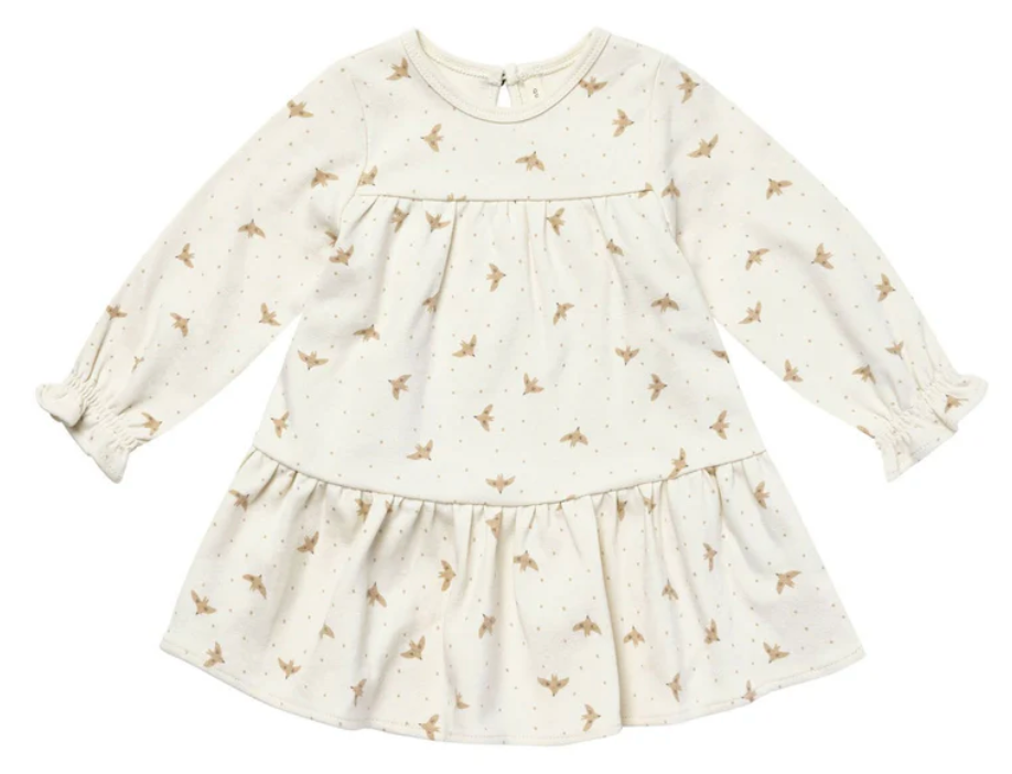 TIERED JERSEY DRESS || DOVES