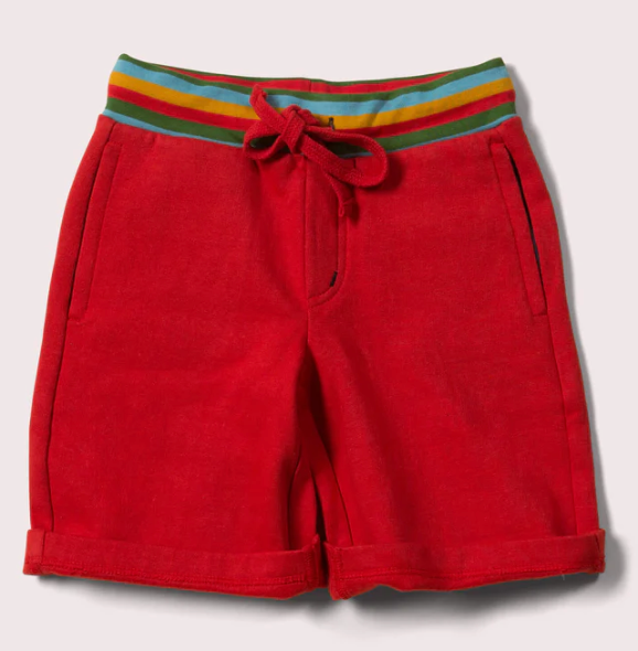 Red Marl Comfy Joggers Shorts